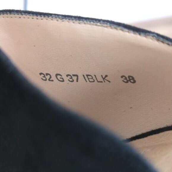 TopShop Black Strappy Faux Suede Lace up Heels 38/7.5 US - Picture 12 of 15